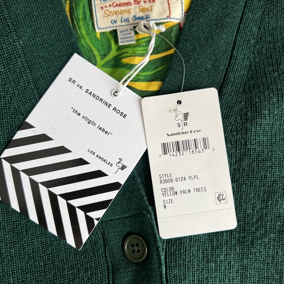 Sandrine Rose Floral & Flow Cardigan Size M ***NWT*** - Picture 4 of 6